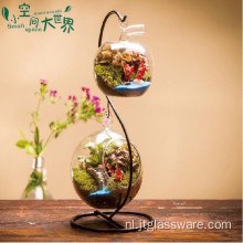 Handwerk Kunst Glas Terrarium